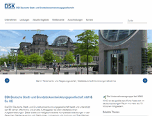 Tablet Screenshot of dsk-gmbh.de